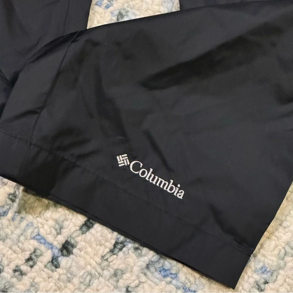 Columbia Black Rain Slicker Outdoor Pants